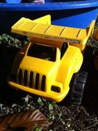 toy yellow truck