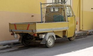 Piaggio car in Italy