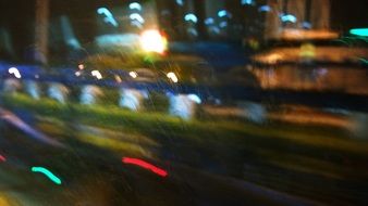 night view street