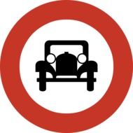 The ban on the sign of the car 1939 release