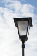 Lantern on sky background