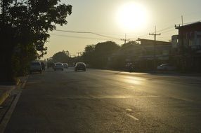 evening sun
