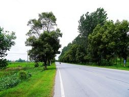 lonely motorcyclist on the road