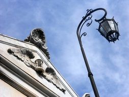 retro nice street lamp