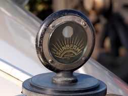 Sunbeam logo on the hood of a car