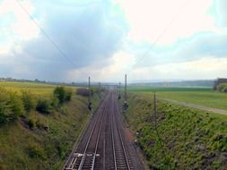 railroad among the hills