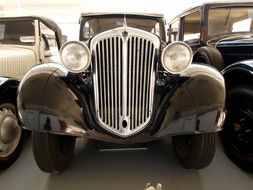 vintage car Skoda in the museum