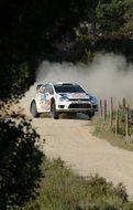 Single car rally in Sardinia