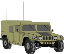 hummer vehicle drawing