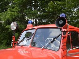 horns on the car