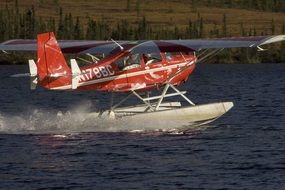 floatplane plane float water