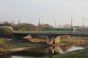 bridge over the river Warta