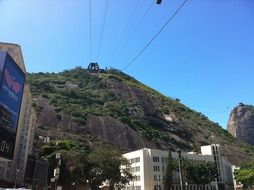 cable car over the sugar bread complex