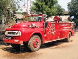 fire truck in burma