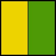 yellow-green tram symbol in amsterdam