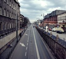 street in Krakow, Poland