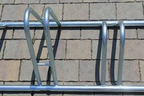 metal construction for bicycle parking