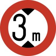 Clipart of 3m traffic sign