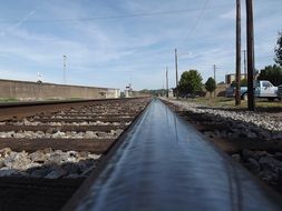 rail surface, perspective