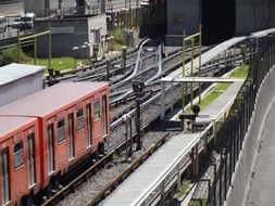 panorama of railway lines