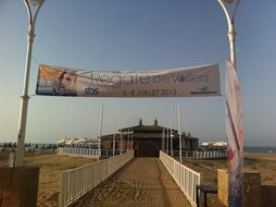 entrance to the beach in morocco