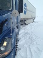 Picture of truck on a snow