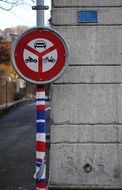 Traffic signal on a street