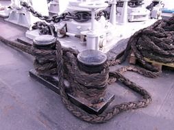 rope knot on the ship