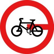 signs bicycle drawing