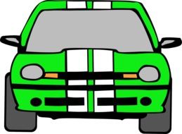 green dodge as a graphic image