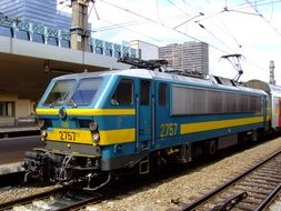 Belgian train locomotive