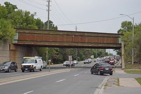 steel rail bridge