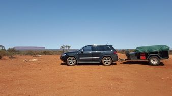 Cars on the camping