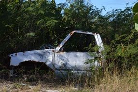 truck white old