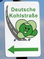 signpost with a informational direction