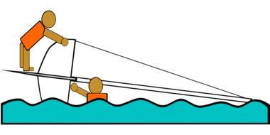 sailing boat overturned drawing