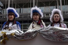 carnival move on the street