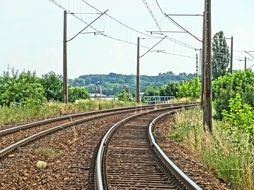 empty railway tracks