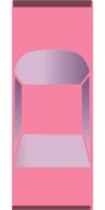 pink car top view drawing