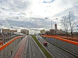 University route in the urban of Bydgoszcz