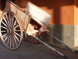 wooden wagon