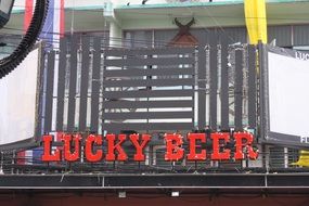 lucky beer pub, thailand, bangkok