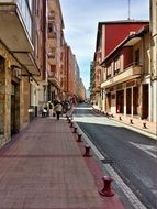 city street of baracaldo