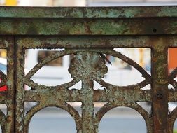 Picture of rusted fence