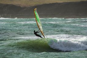 ocean surfboard scene