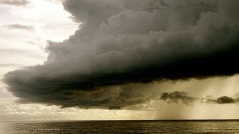 storm over the ocean