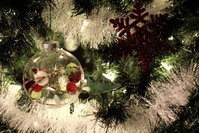 delightful christmas tree ornament