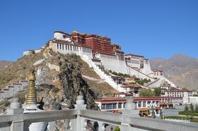 Big Potala Palace in Tibet