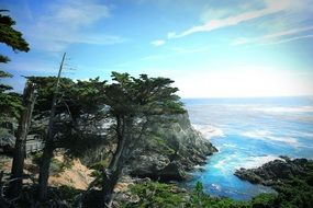 Amazing landscape of ocean coast