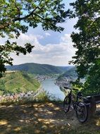 Romantic view of the Moselle River in Germany